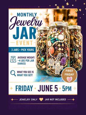 First Live June 5 Jewelry Jars